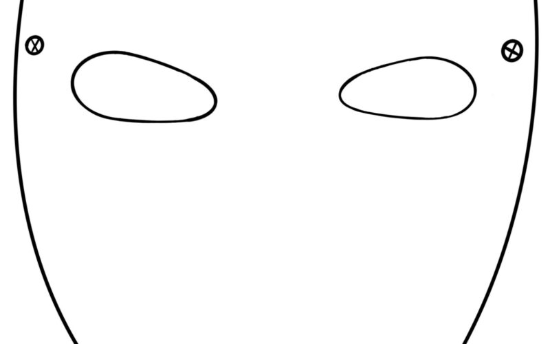 Blank Mask Printable By Read The Rainbow TPT