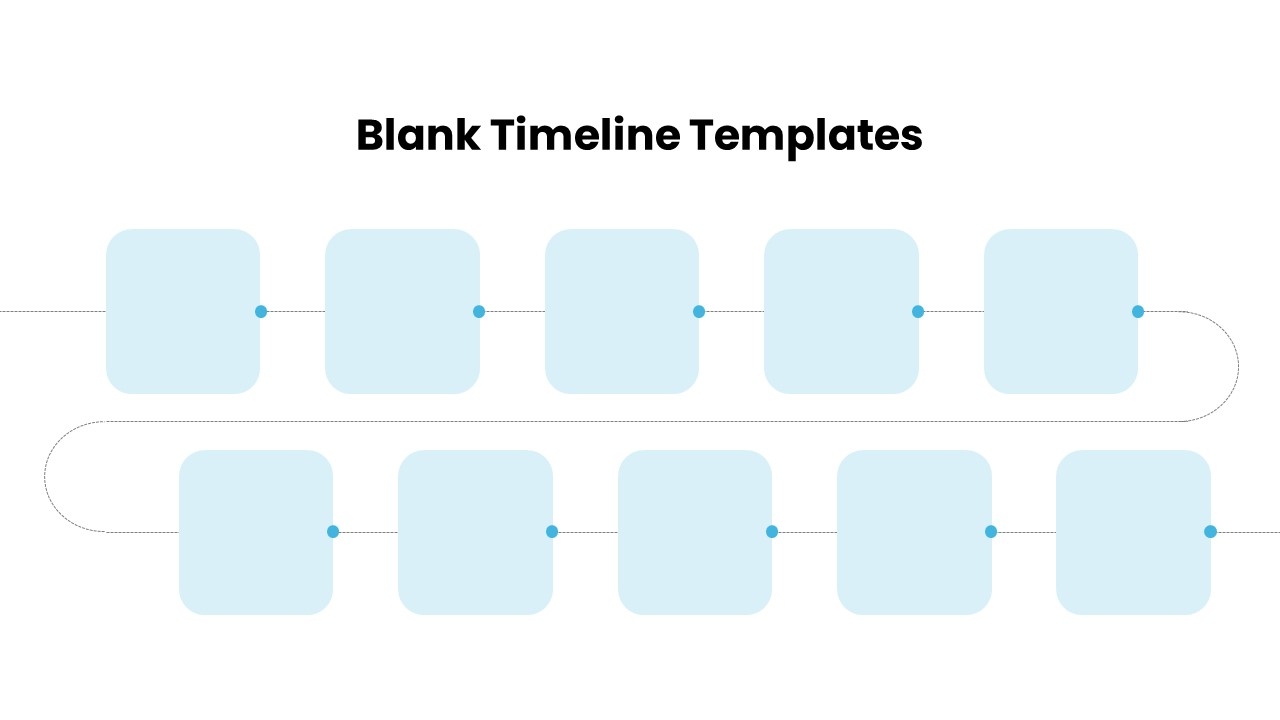 Blank Timeline PowerPoint Template SlideBazaar