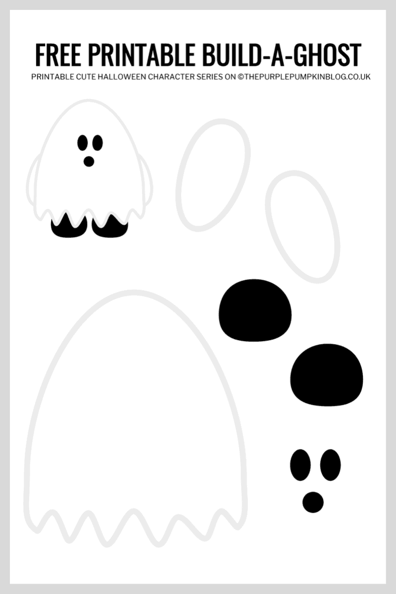 free printable ghost template