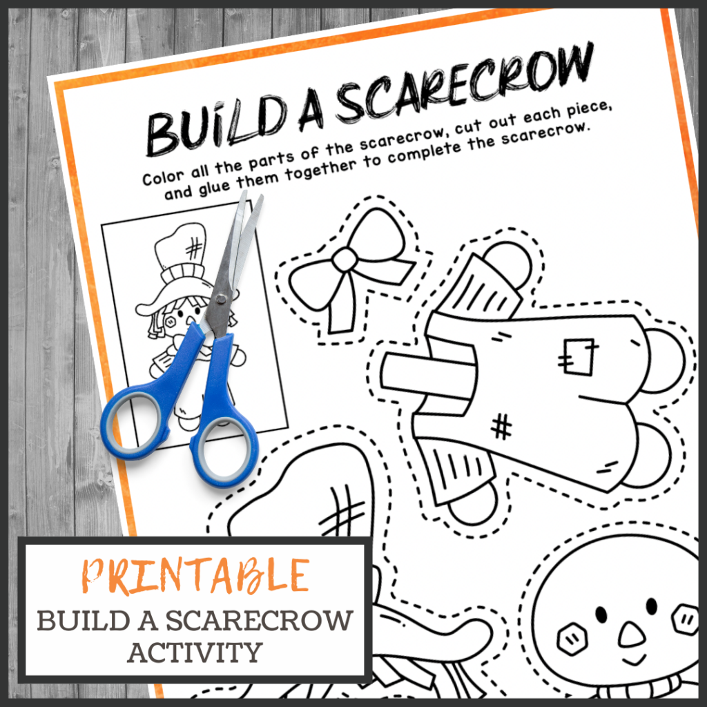 Build A Scarecrow Printable 3 Boys And A Dog