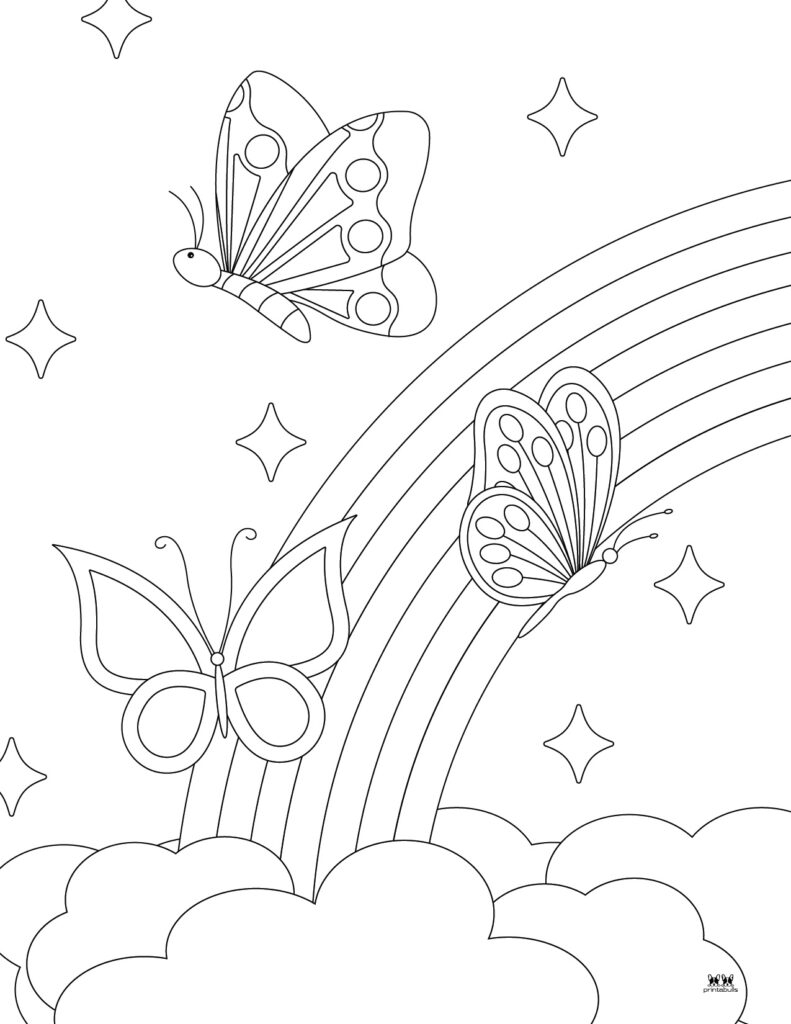 printable coloring pictures butterfly