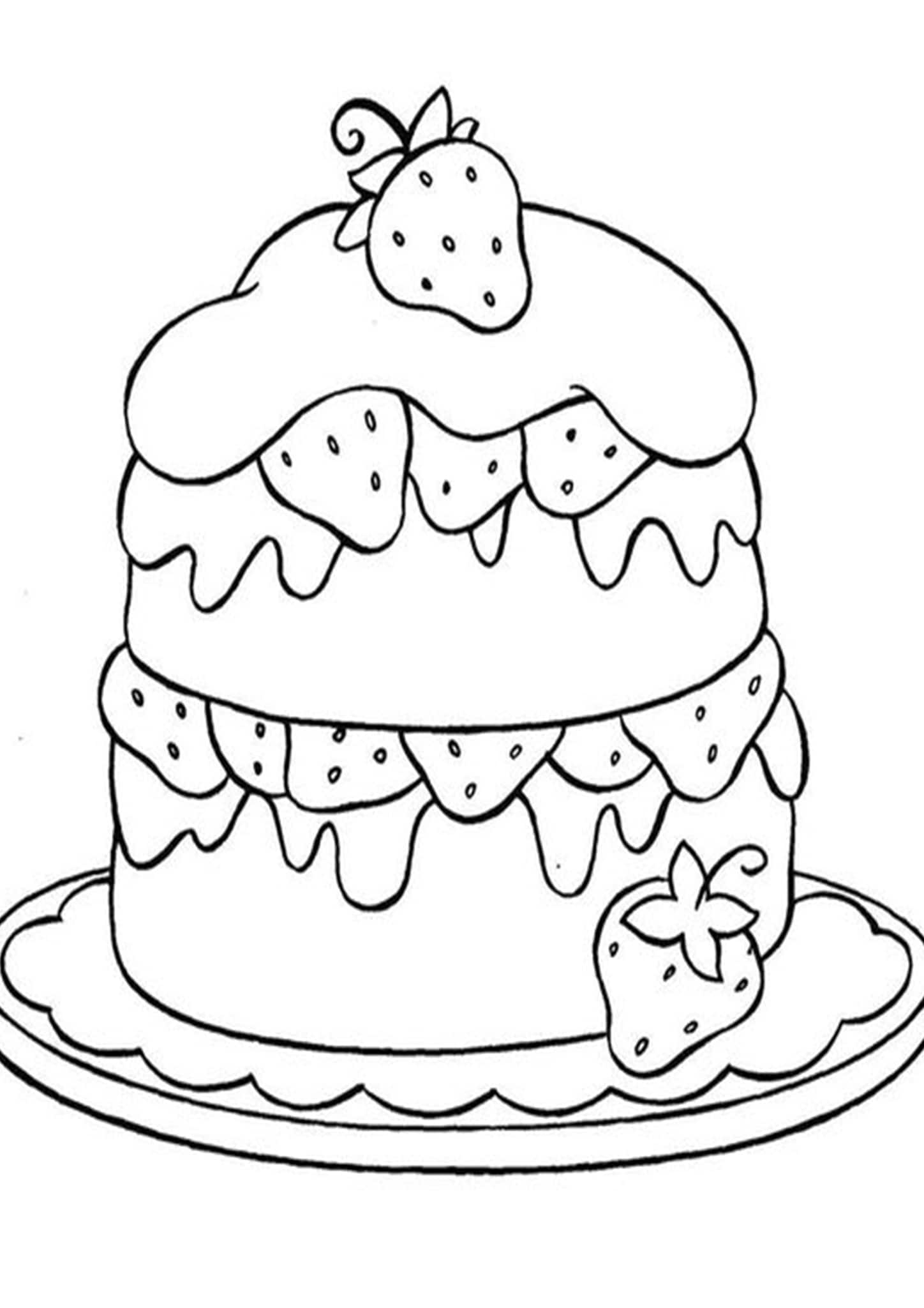 Cake Printable Free Printable Cake Stencils Templates Coloring Pages