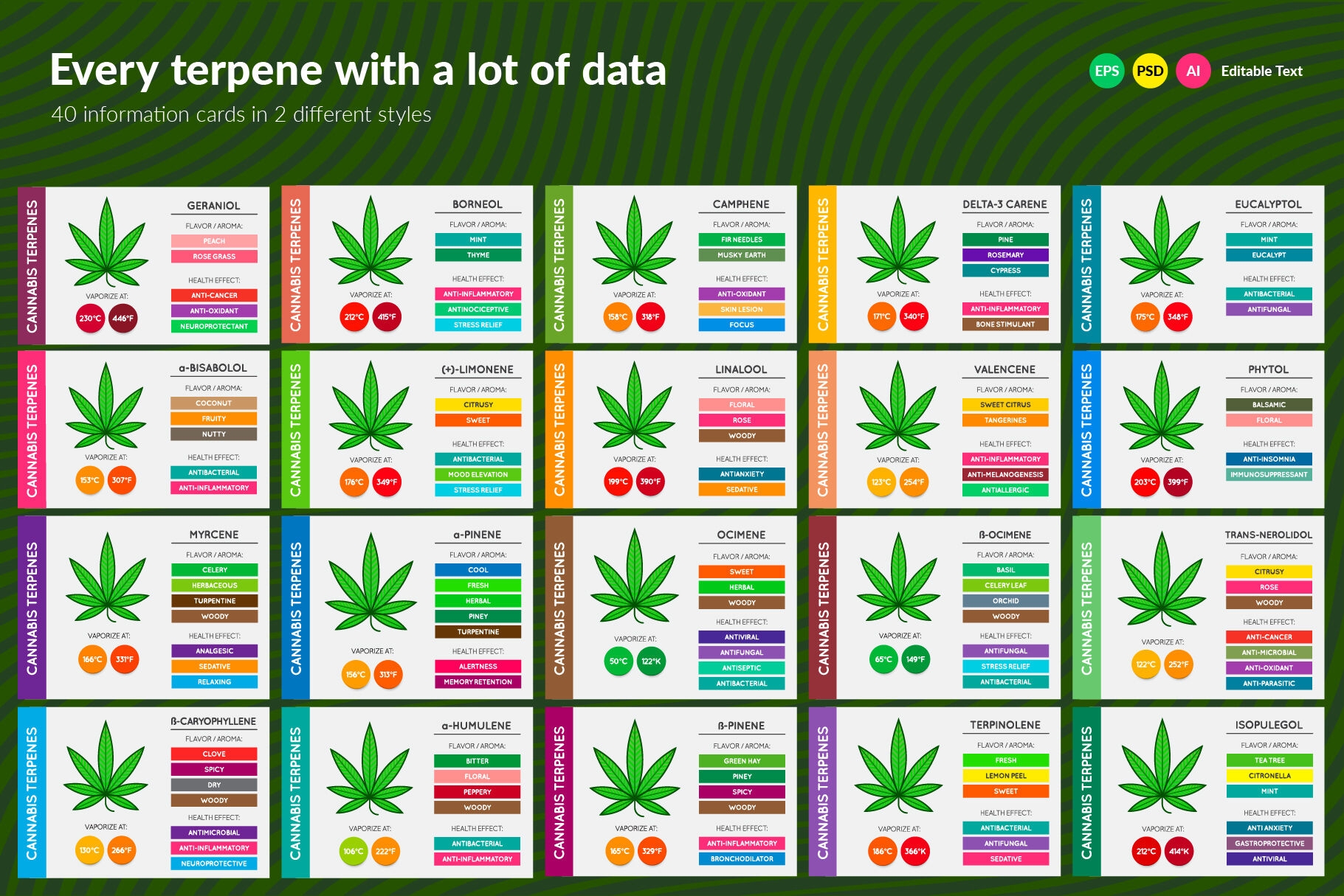 Cannabis Terpenes Information Charts By Ckybe s Store TheHungryJPEG Cannabis Terpenes Information Charts By Ckybe s Store TheHungryJPEG