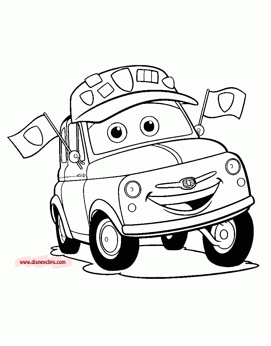 Car Printable Coloring Pages
