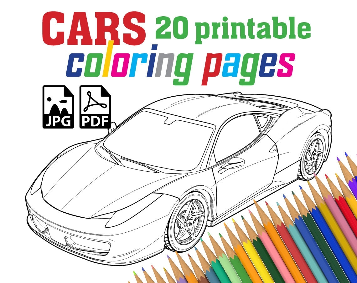 printable coloring sheets cars printable coloring sheets cars