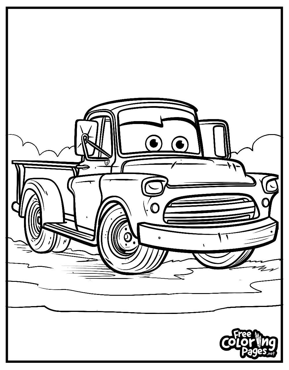 Cars Coloring Pages Free Coloring Pages