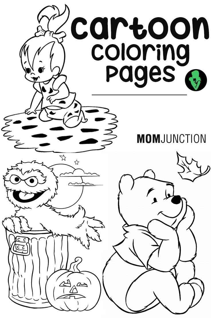 Cartoon Coloring Pages 30 Free Printable Sheets For Kids