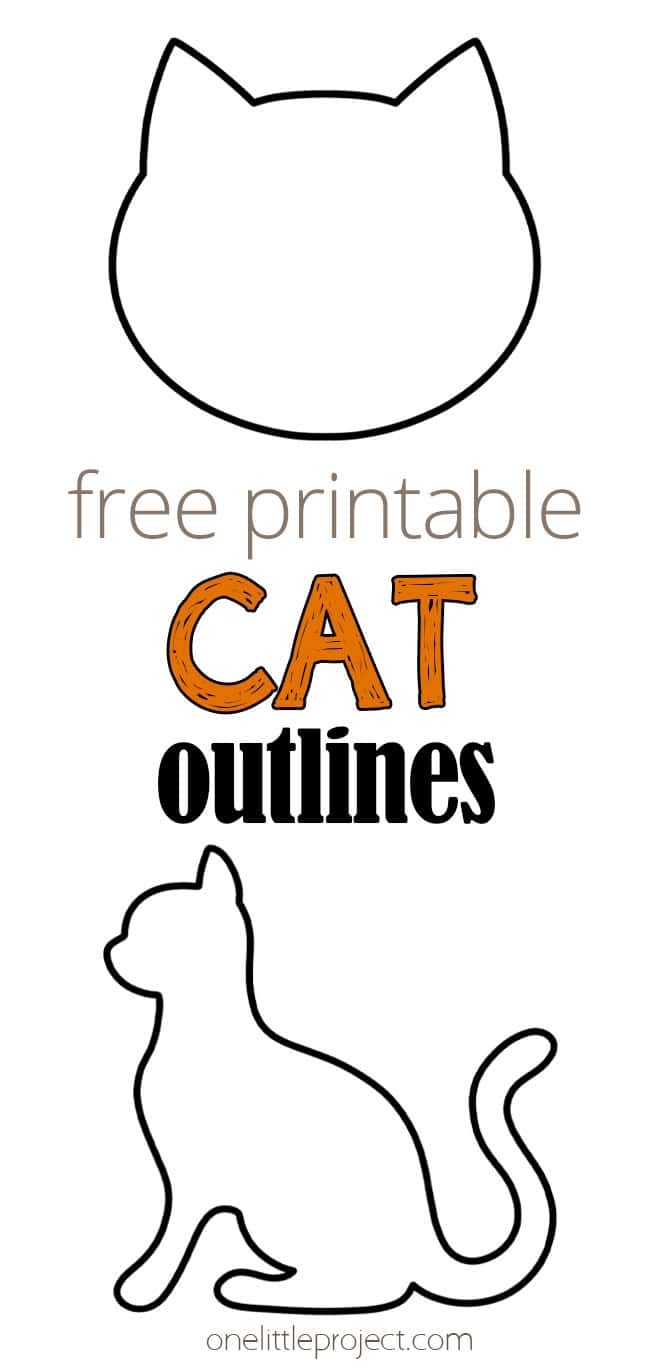 cat template printable