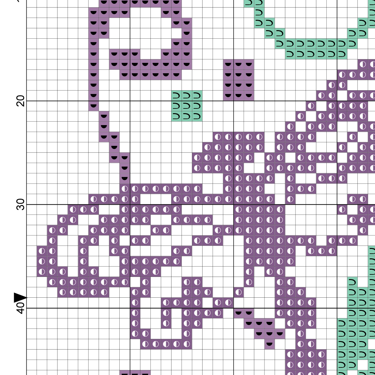 printable cross stitch charts