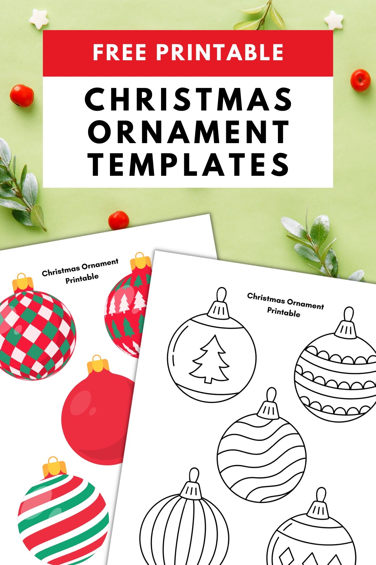 ornament printable templates
