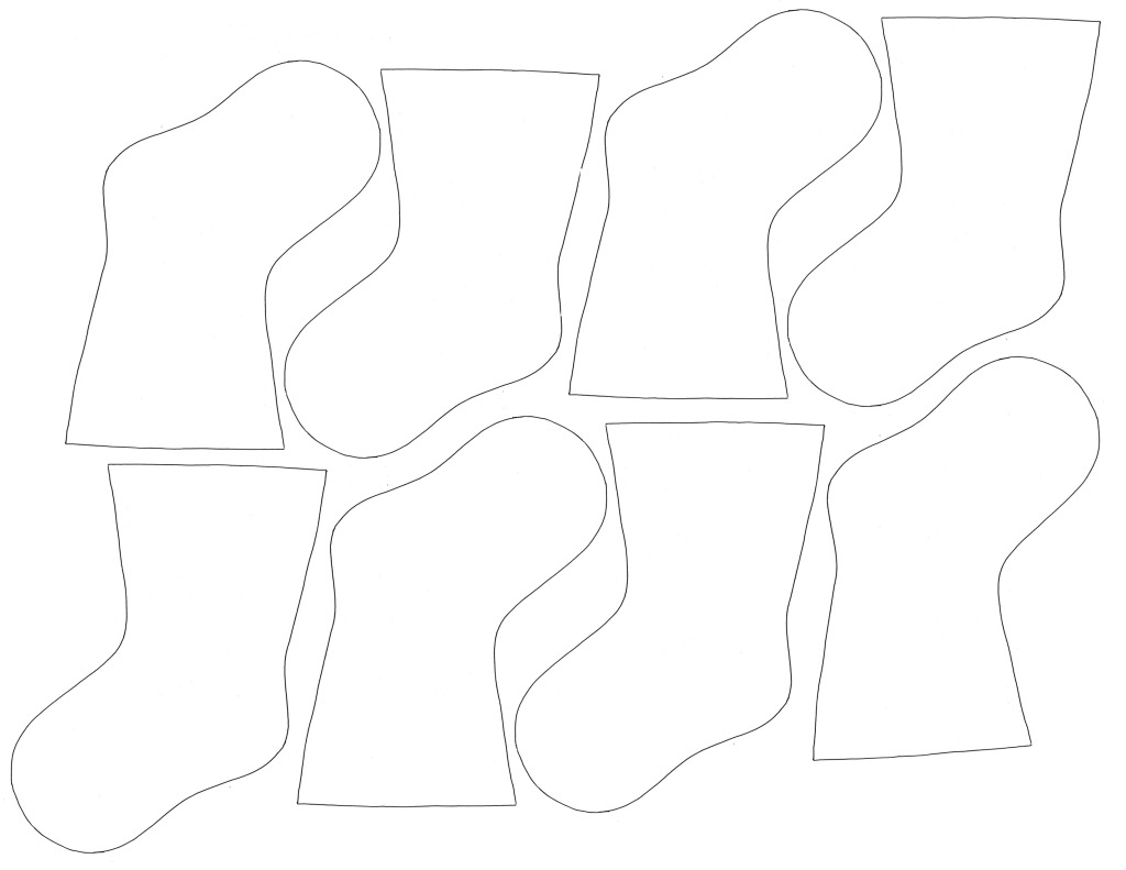 Christmas Stocking Templates 30 Minute Crafts Christmas Stocking Templates 30 Minute Crafts