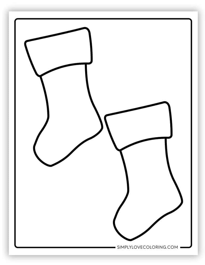 Christmas Stocking Templates Free PDF Printables Simply Love Coloring Christmas Stocking Templates Free PDF Printables Simply Love Coloring