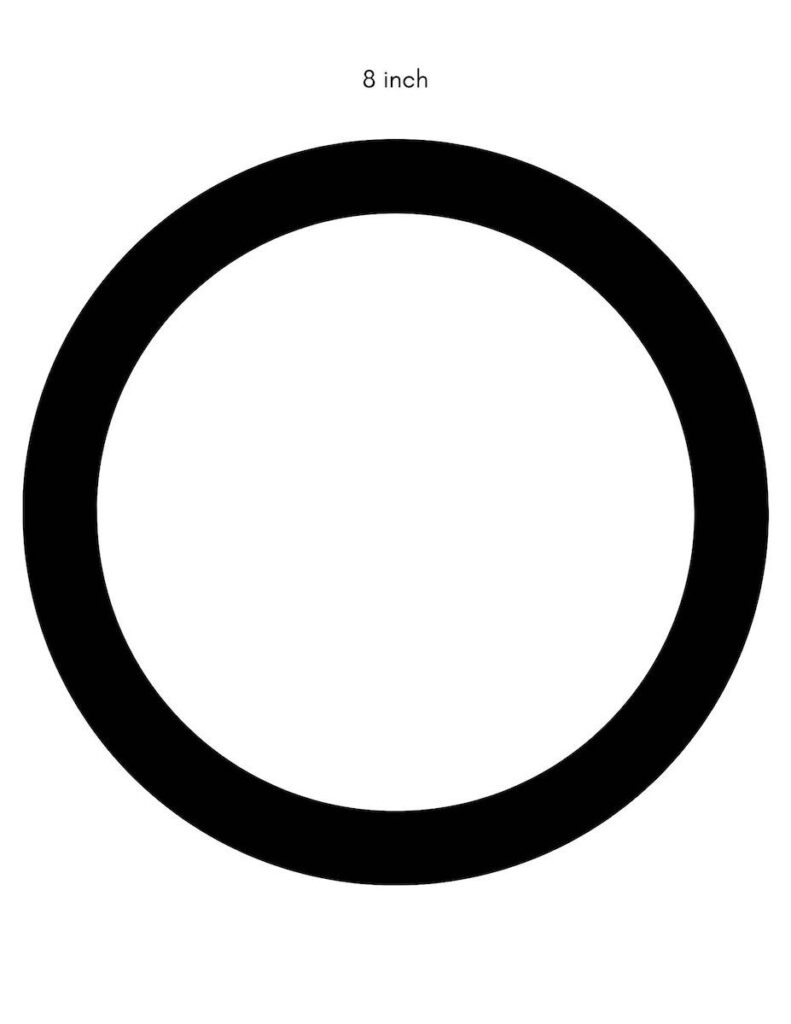 circle template printable pdf