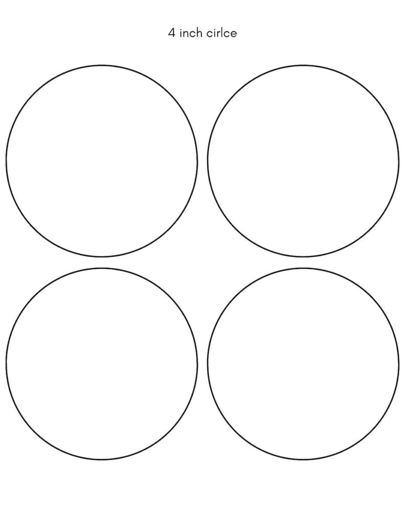 circle printable template