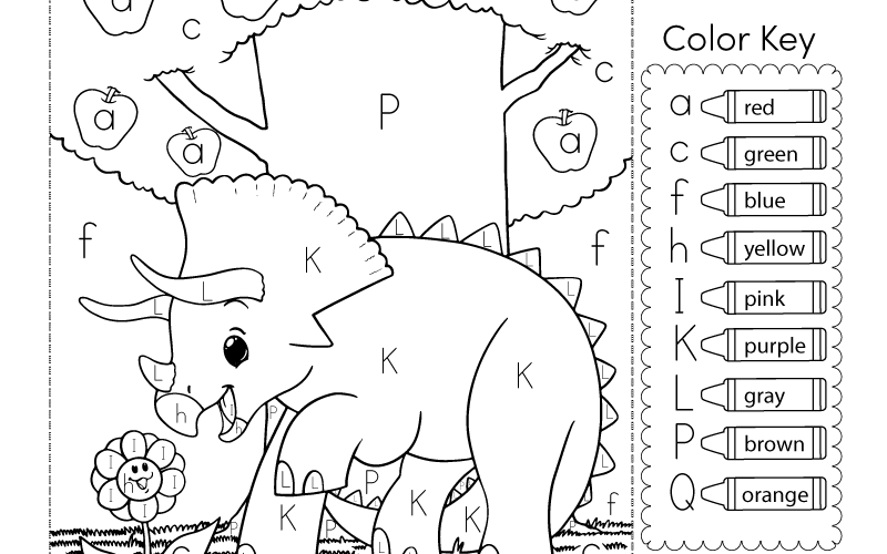 Color By Letter Worksheet Free Printable Digital PDF