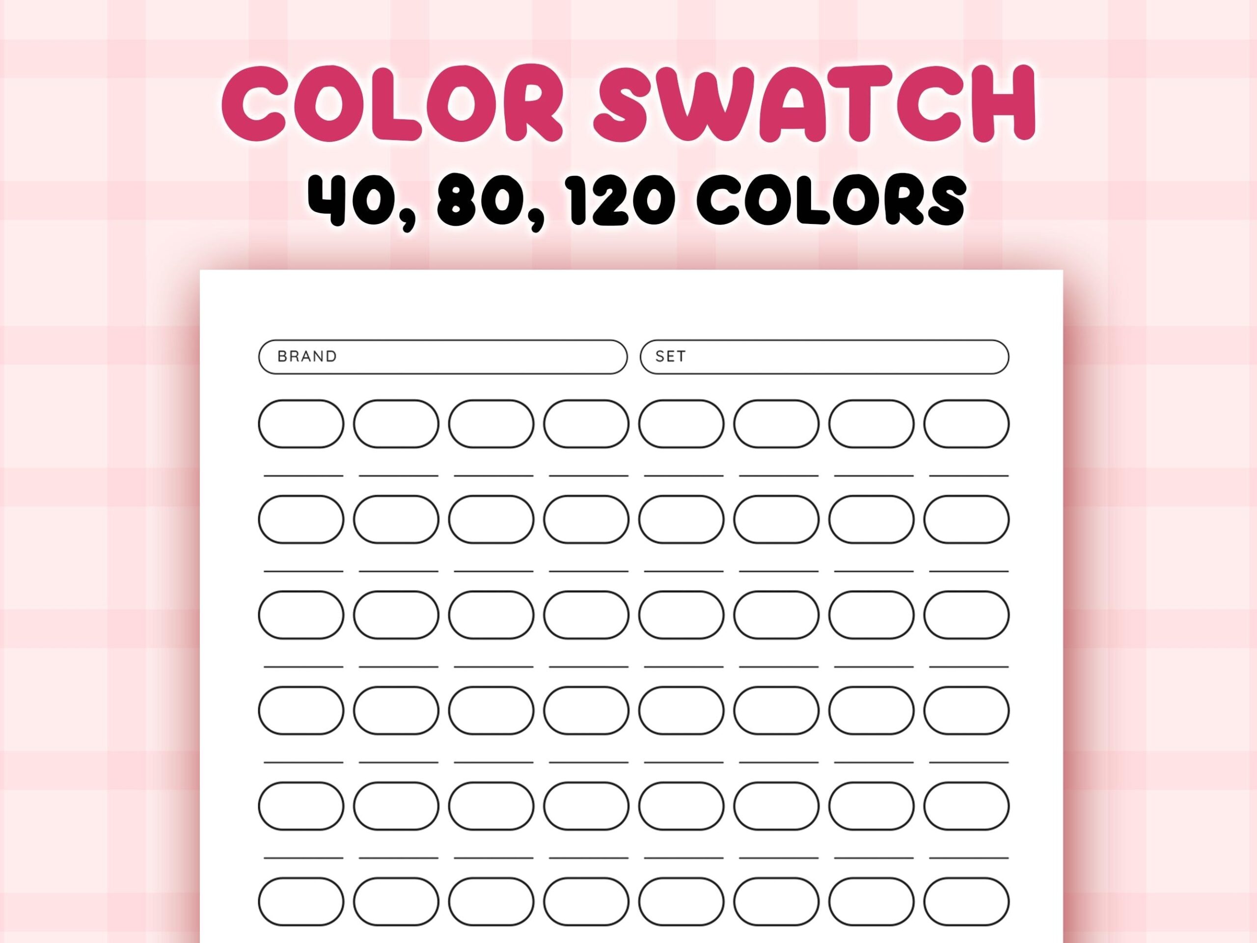 marker swatch sheet printable