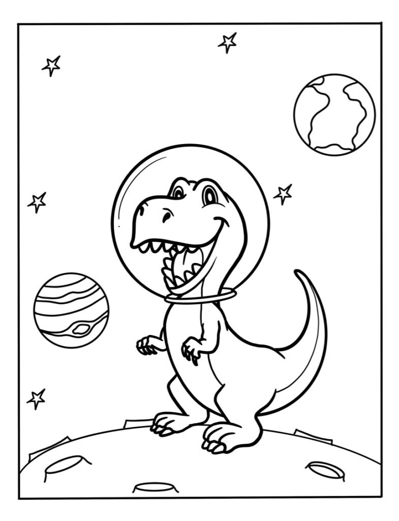 dinosaur coloring pages printable free