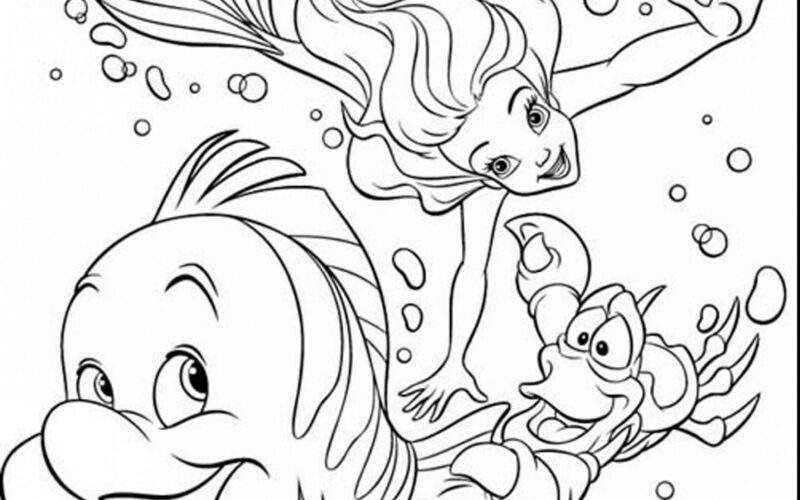 Coloring Pages Free Printable Disney Princess Coloring Pages Sheet For Kids Scaled