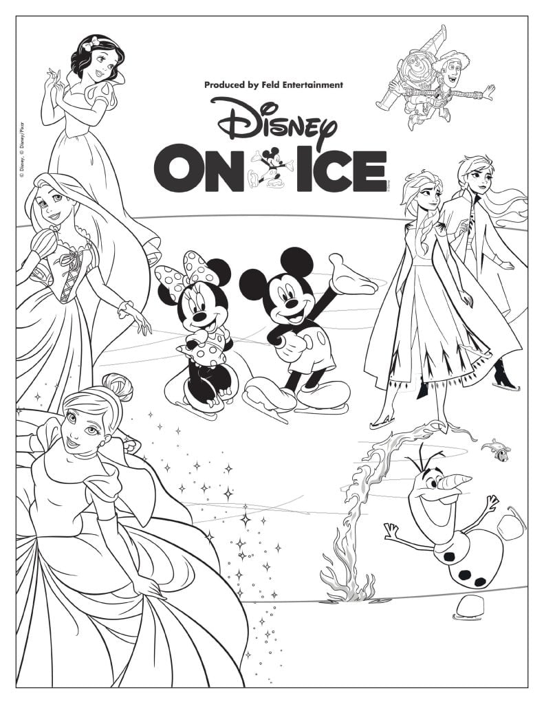 disney printable color pages