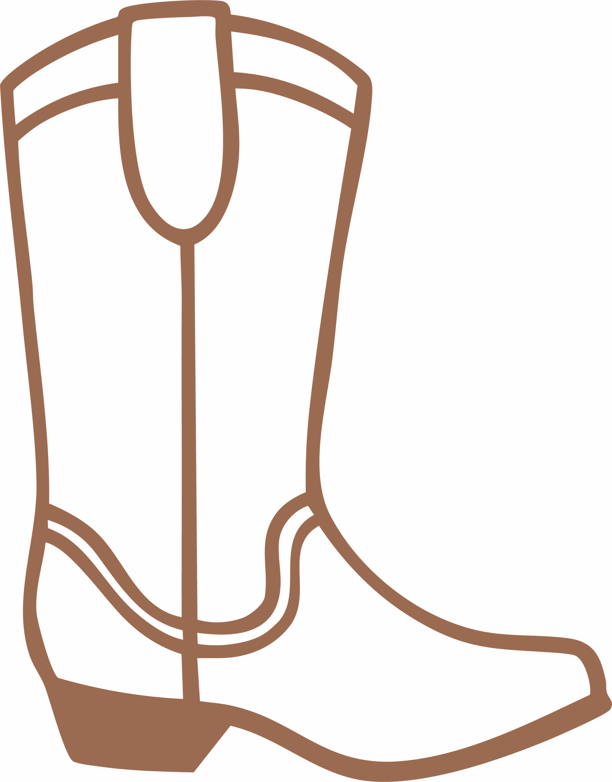 printable cowboy boot template