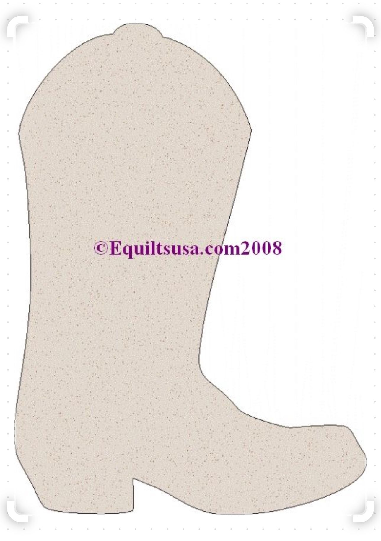 Cowboy Boot Stocking