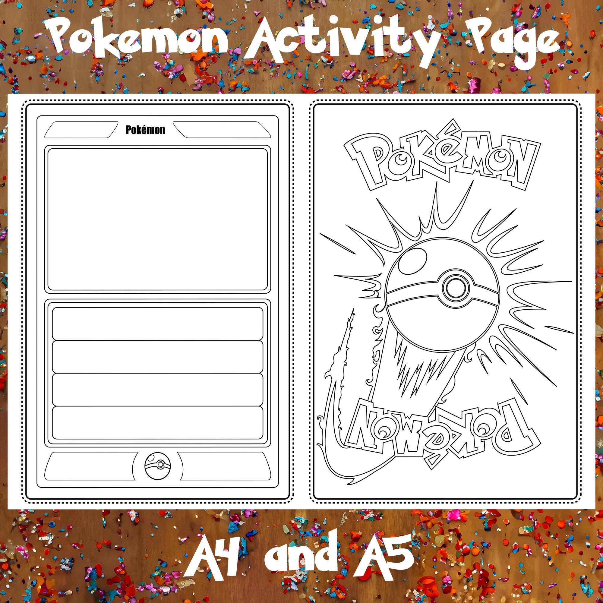 pokemon card template printable