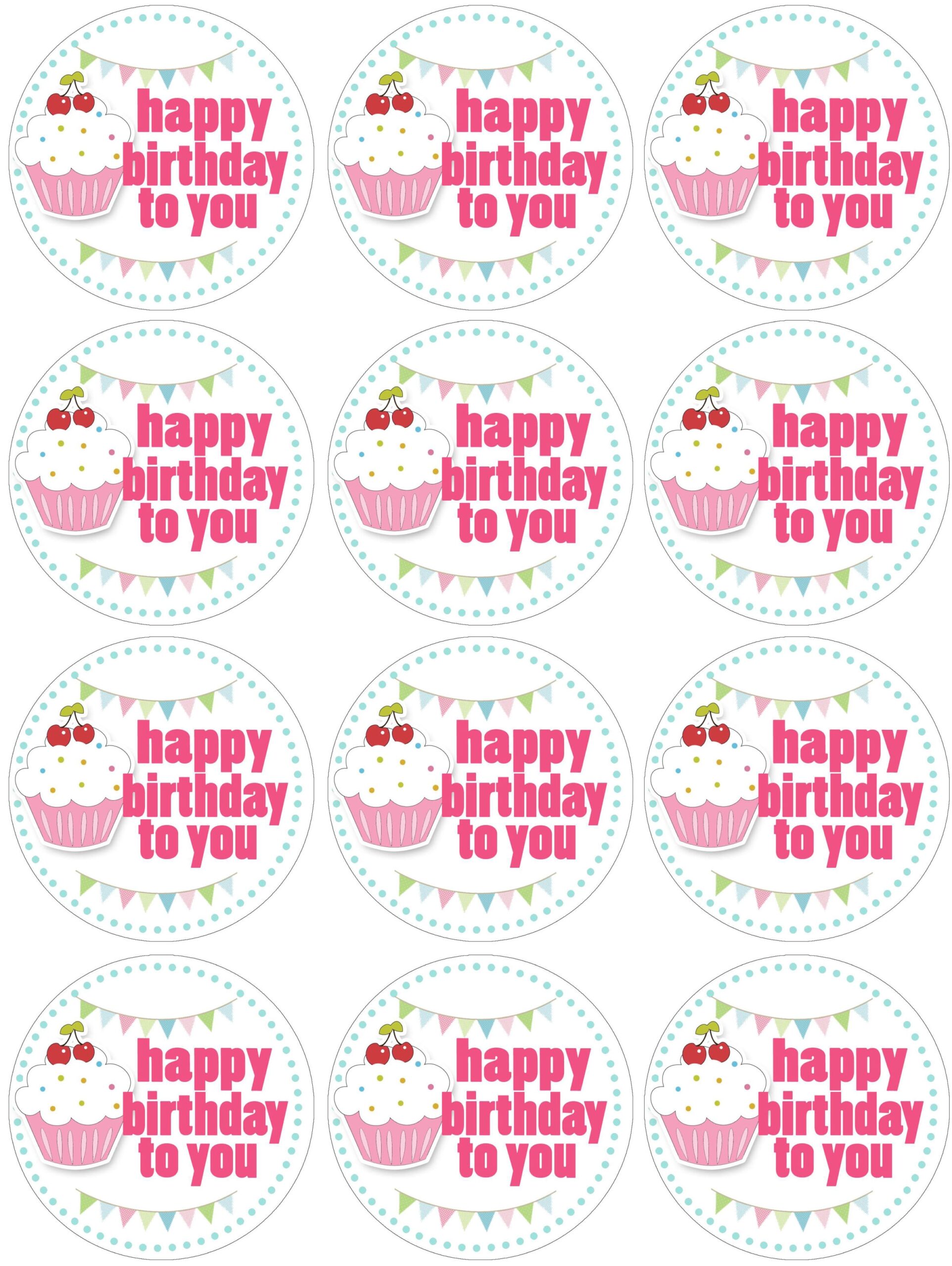 cupcake template printable