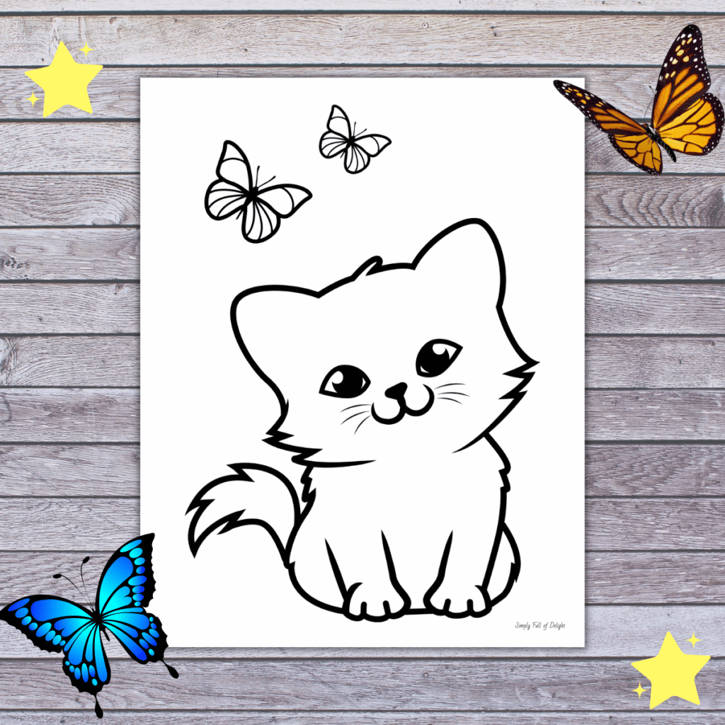 printable kitty coloring sheets printable kitty coloring sheets