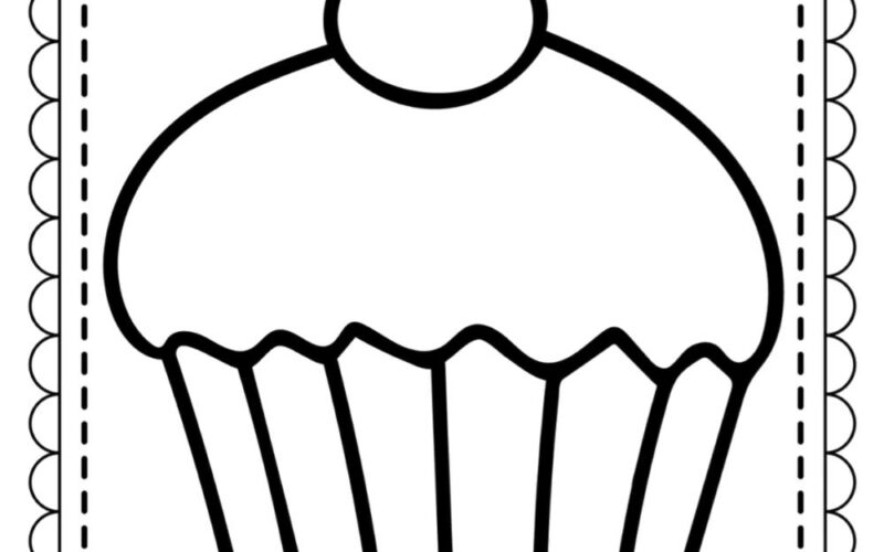 Cute Simple Coloring Page Printable