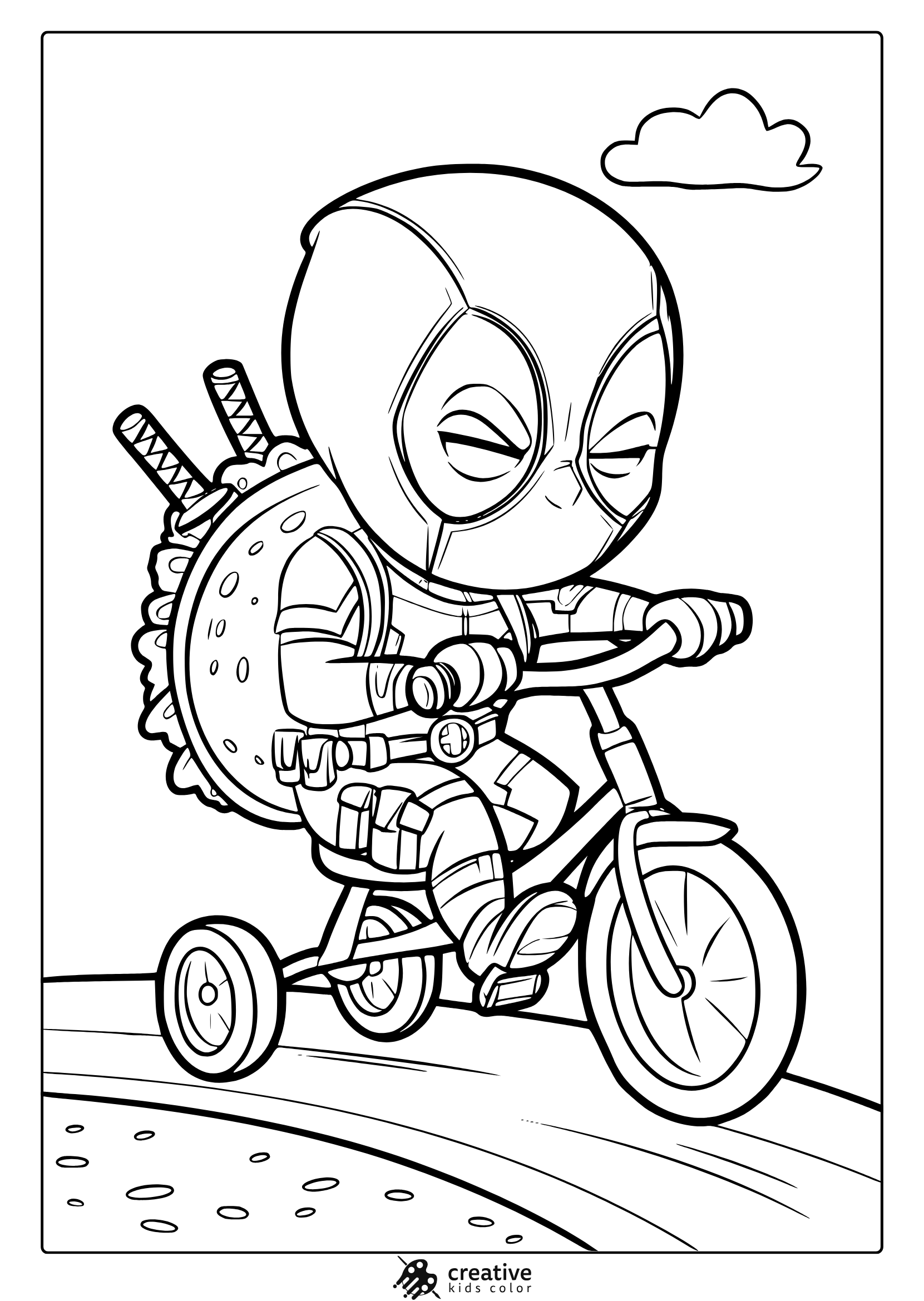 Deadpool Coloring Pages Free Printable PDFs  Deadpool Coloring Pages Free Printable PDFs