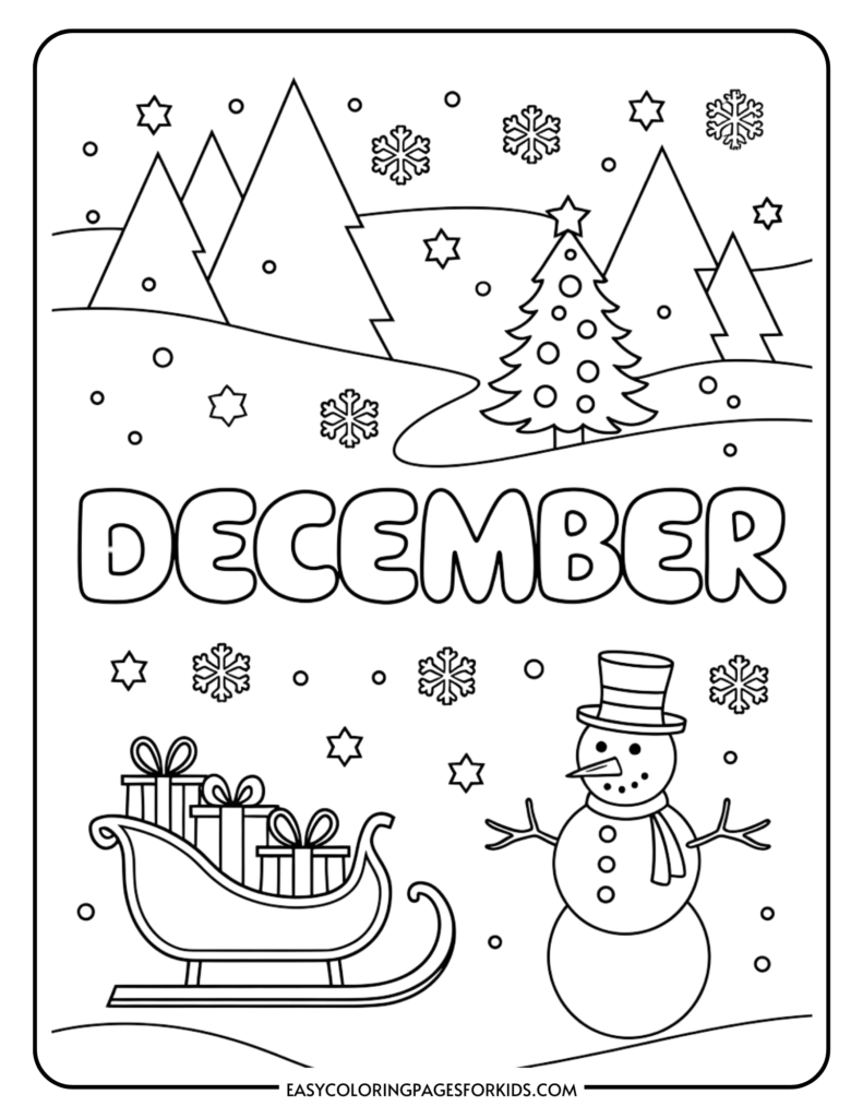 free printable xmas coloring pages