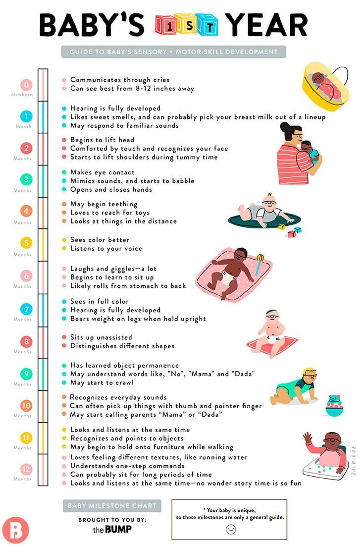 Developmental Baby Milestones And Chart