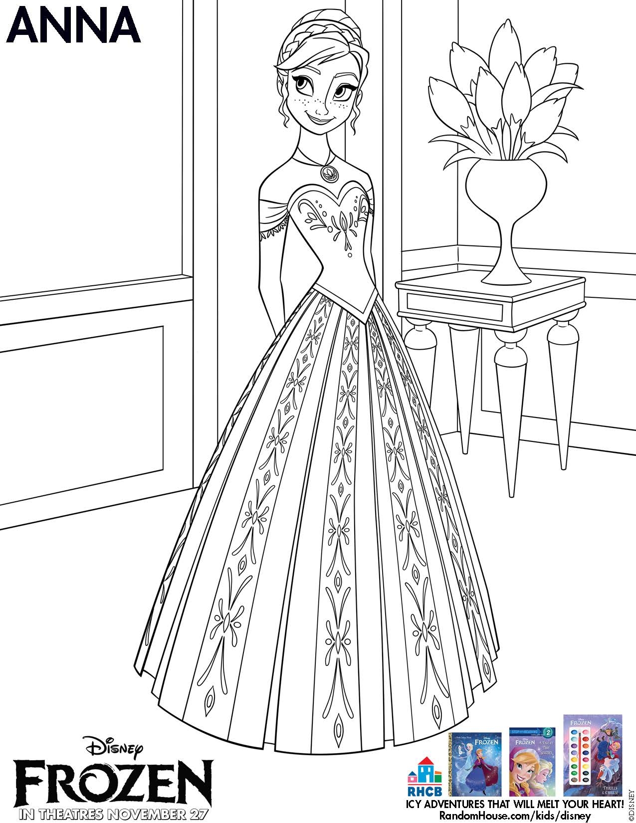 Disney s Frozen Printables Coloring Pages And Storybook App
