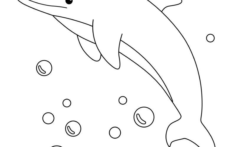 Dolphin Coloring Pages Free Printables Skip To My Lou