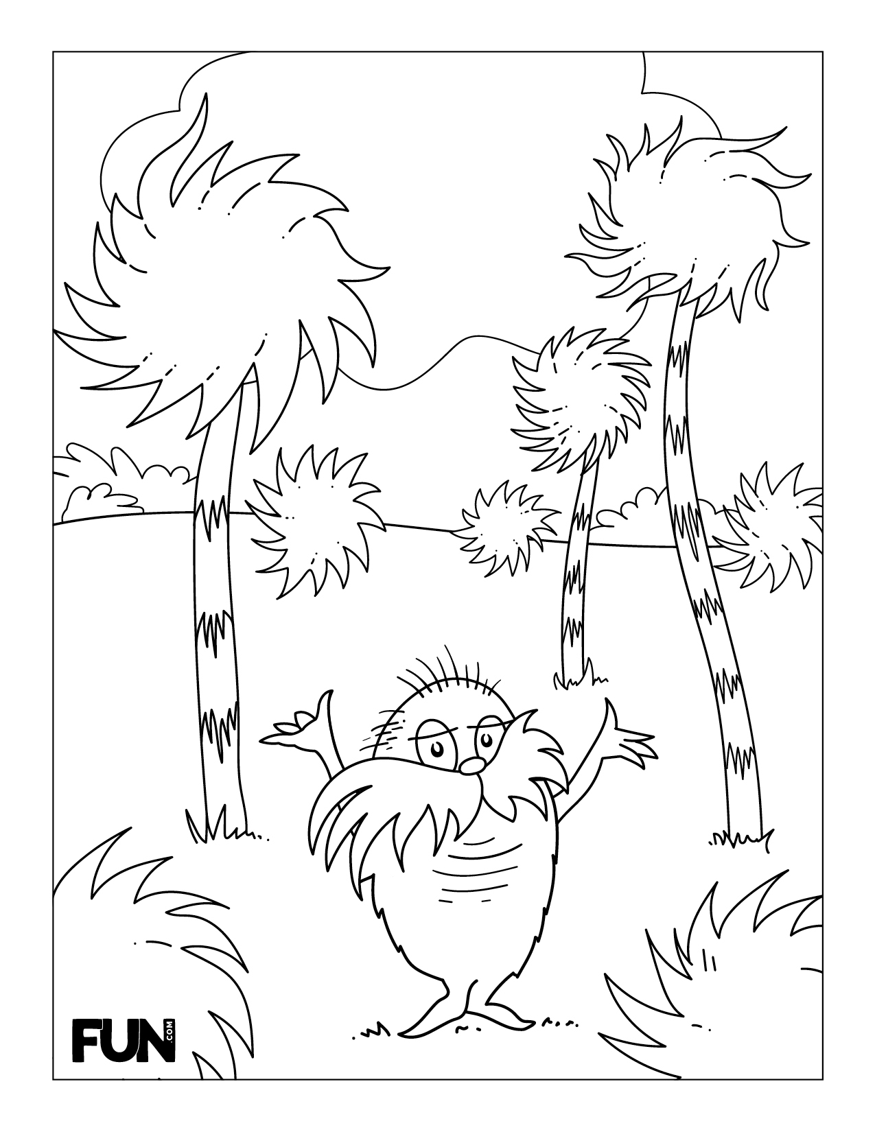 dr seuss printable coloring sheets