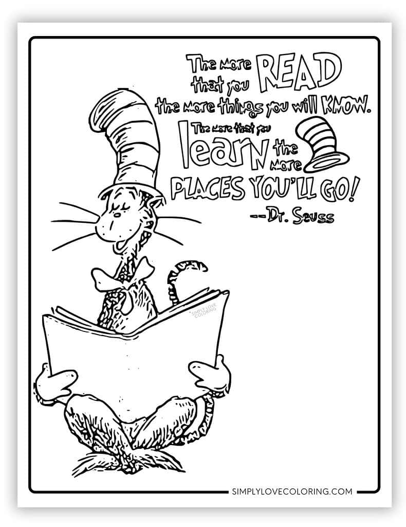 dr seuss coloring sheets printable