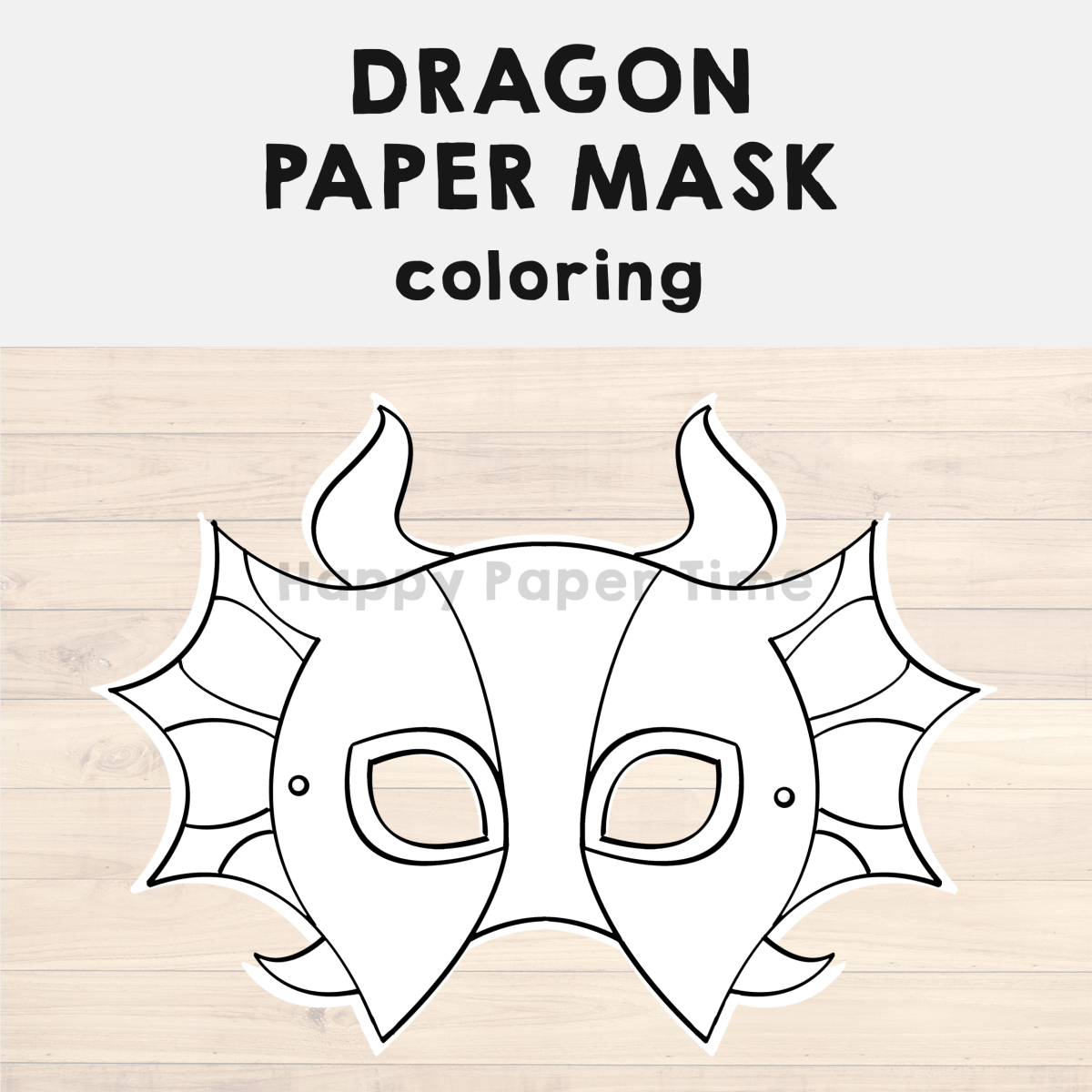 mask template printable