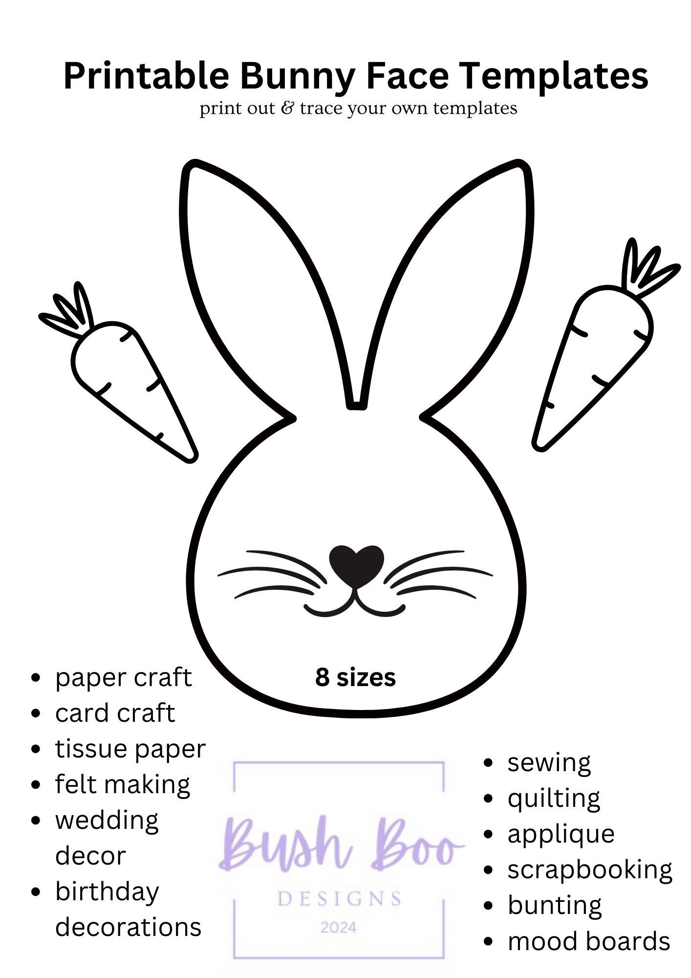 printable bunny templates