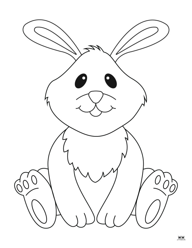 rabbit printable template