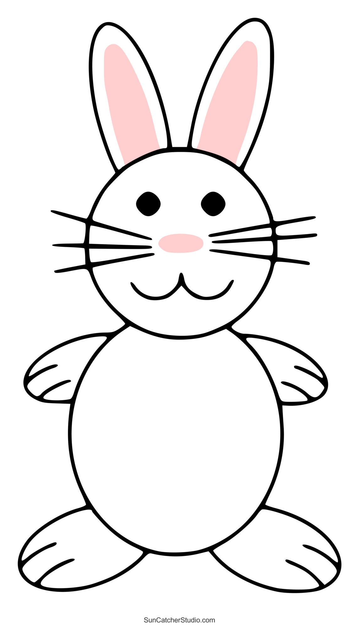 printable bunny template