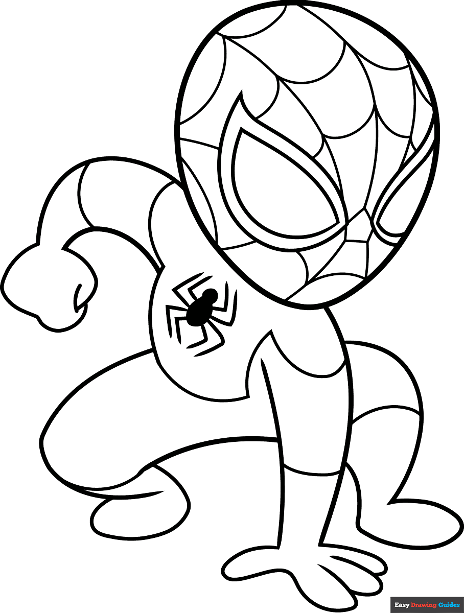 free printable spiderman coloring pages
