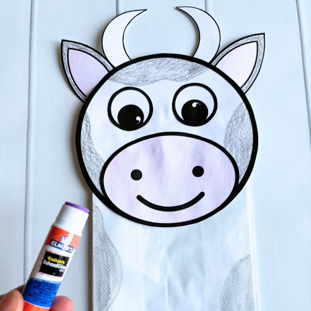 printable cow template