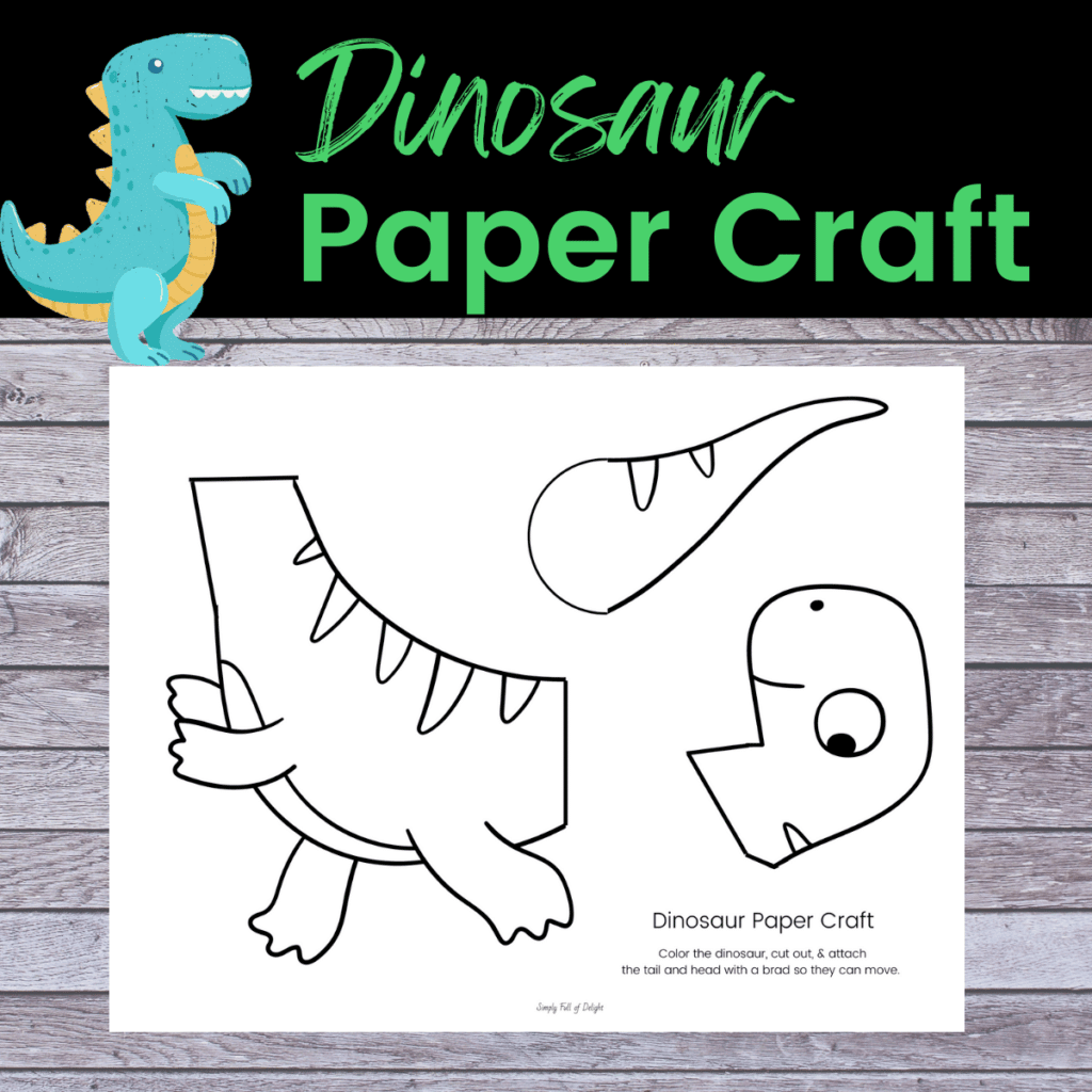 printable dinosaur template
