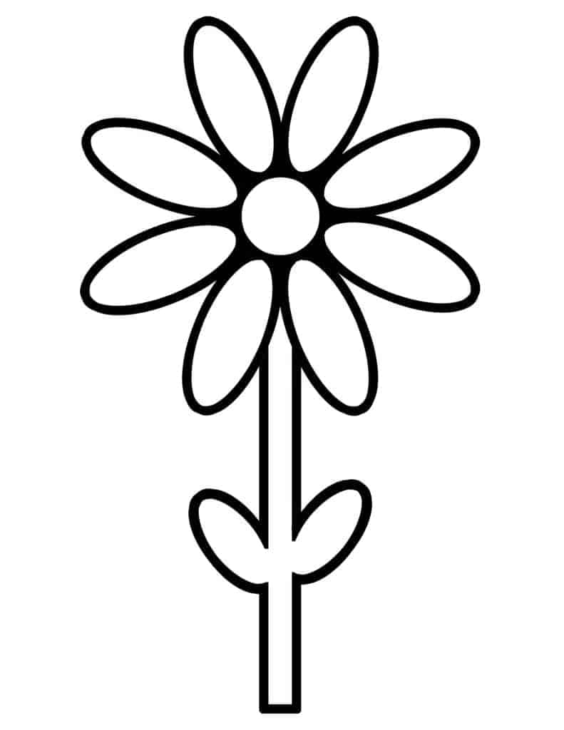 Easy Printable Flower Dot Painting Craft Template To Make A Crafty Life Easy Printable Flower Dot Painting Craft Template To Make A Crafty Life