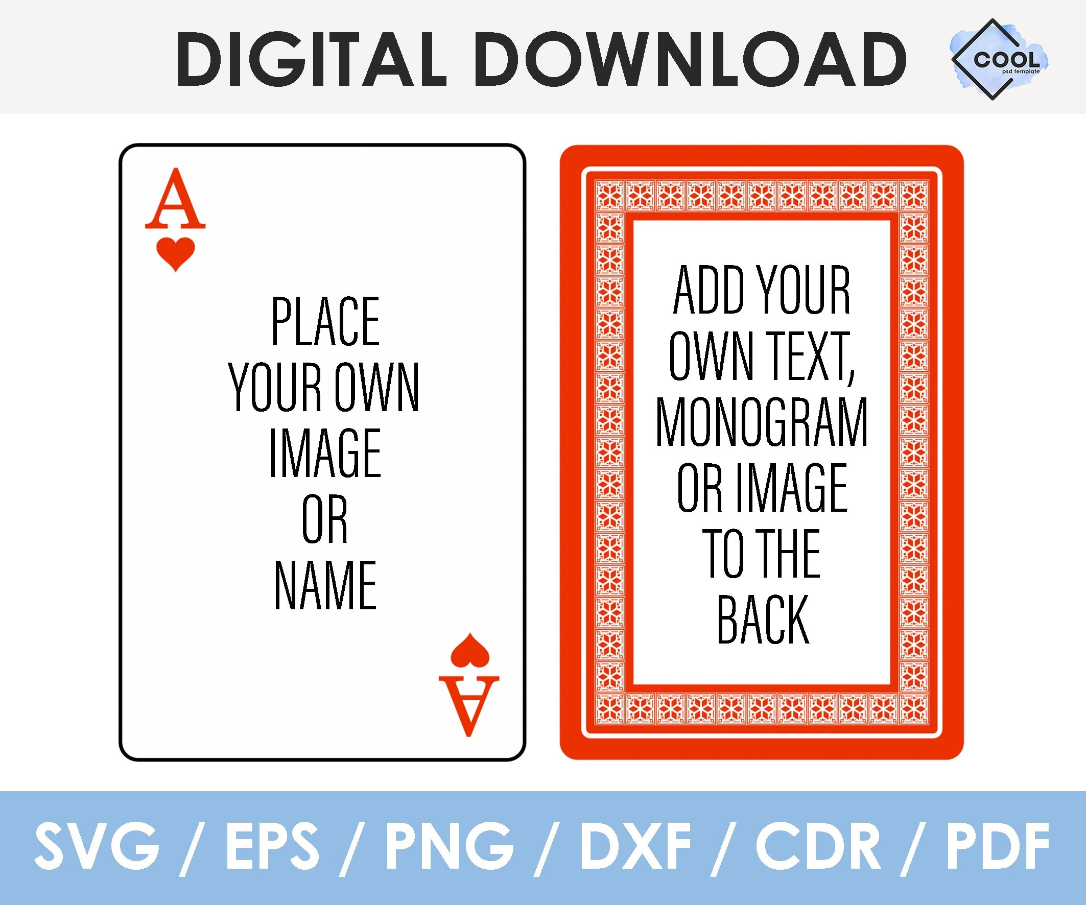 printable playing card template printable playing card template