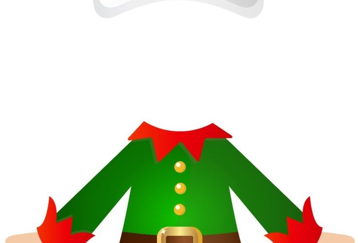 Elf Yourself Blank Printable PNG Template