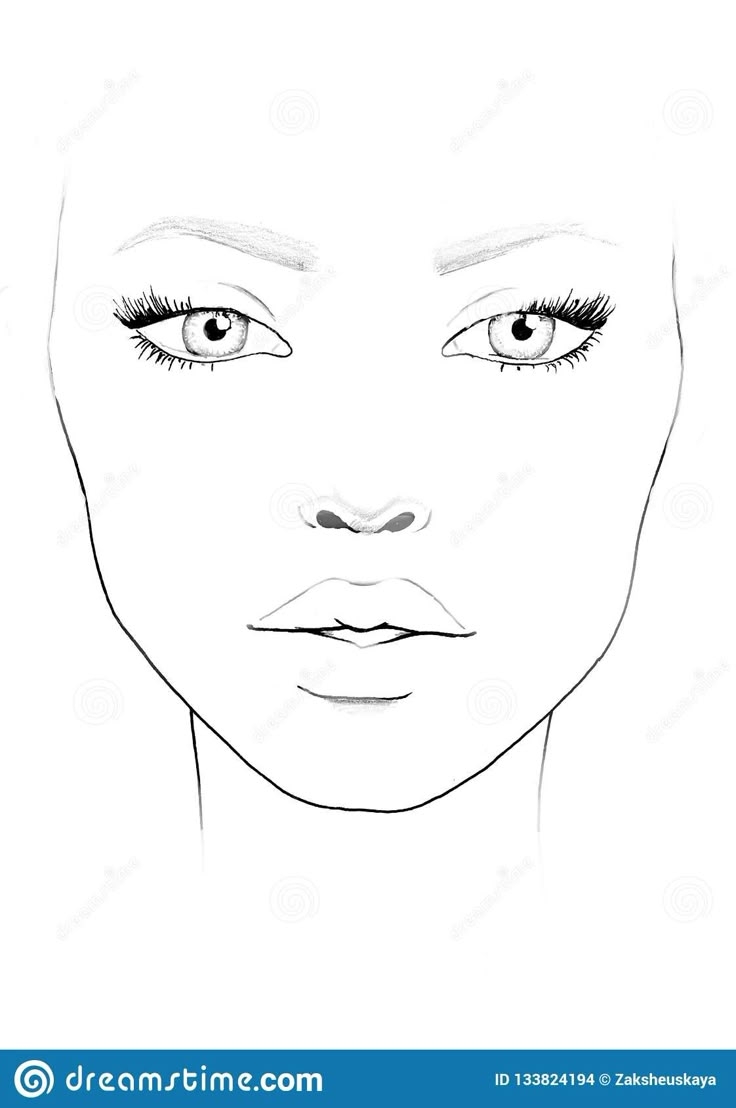 printable face template