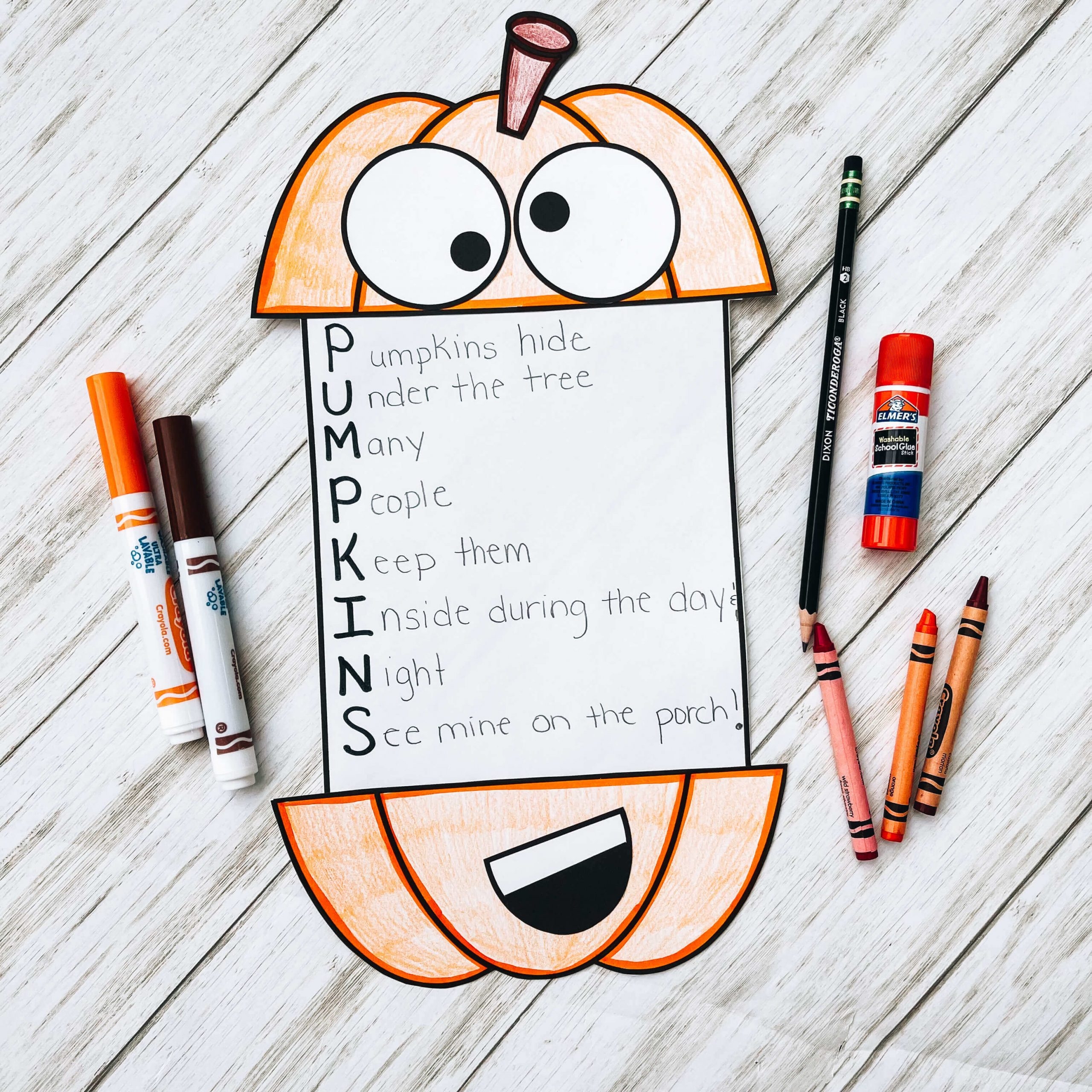 Fall Craft Writing Template Bundle Stephanie Nash