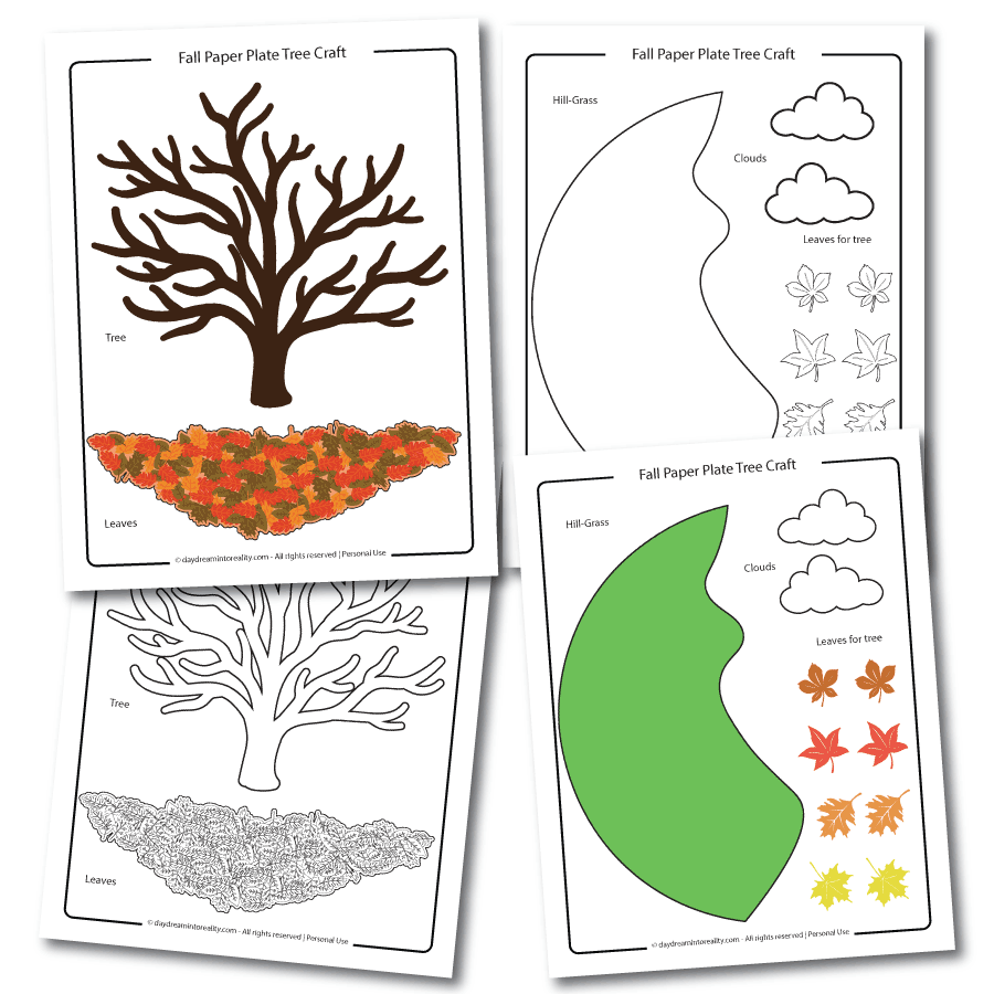 printable fall craft templates