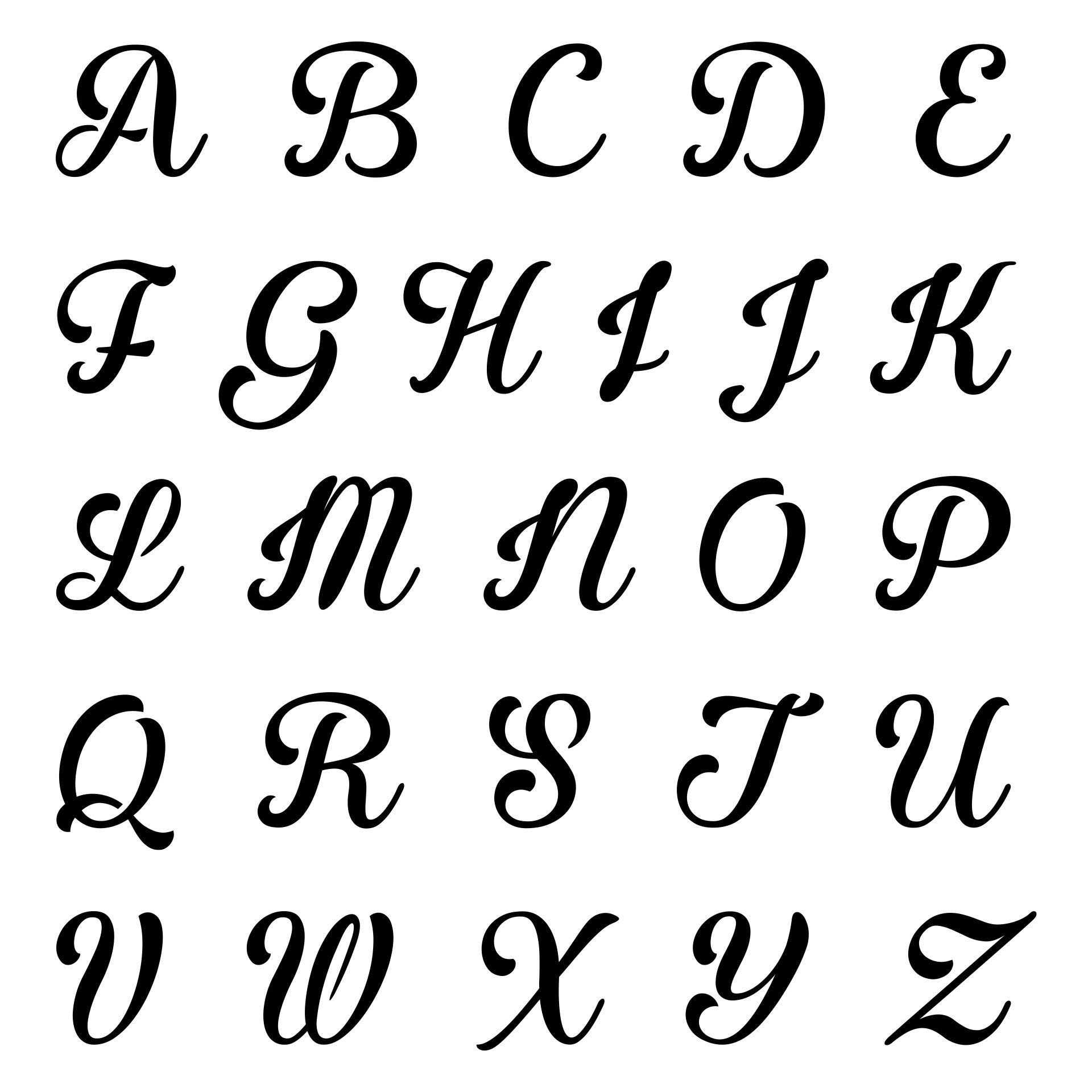 Fancy Stencil Designs